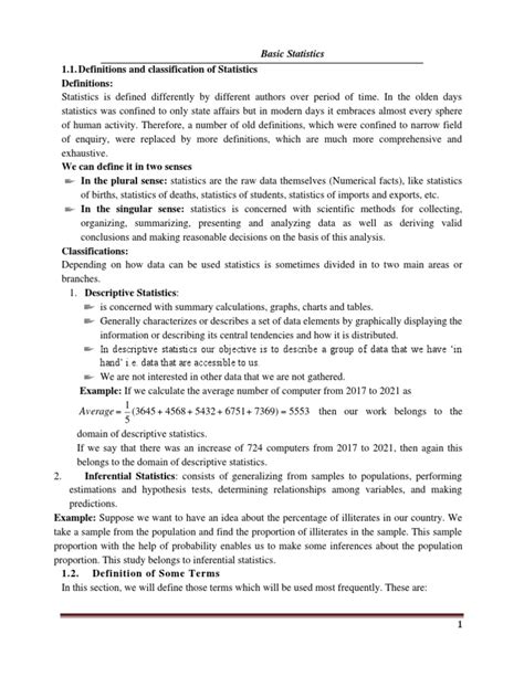 Basic Statistics PDF 的图像结果