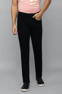 LOUIS PHILIPPE Slim Men Black Jeans - Buy LOUIS PHILIPPE Slim Men Black ...