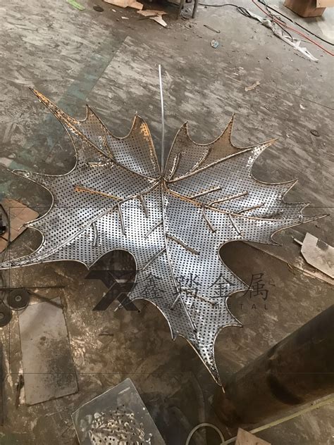 不锈钢树叶雕塑 水景金属镂空叶子摆件 - 知乎
