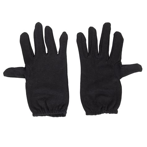 Sky-Black Cotton Half Hand Gloves Cold & Sun Protection Gloves for Men ...