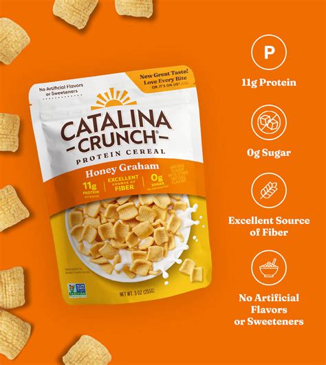 Honey Graham Protein Cereal | Catalina Crunch