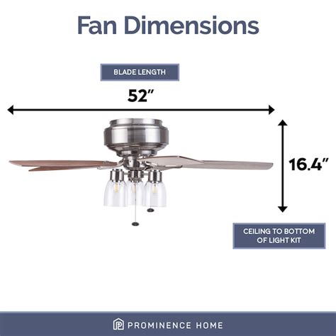 Prominence Home Magonia 52-in Brushed Nickel with Gray Oak/French Oak ...