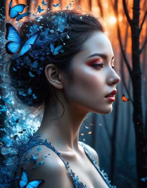 Blue Butterfly - Daily-Challenge (0428) created with SeaArt AI - depth of despair meaning