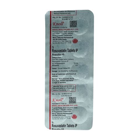 Rozutin 10 Tablet | Uses, Side Effects, Price | Apollo Pharmacy