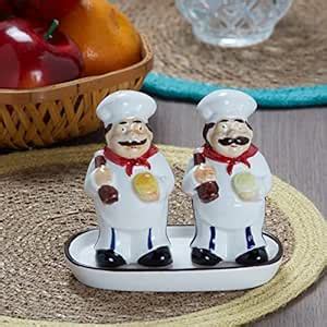 Kookee Ceramic Salt and Pepper Shakers Set with Tray – Elegant Namak ...