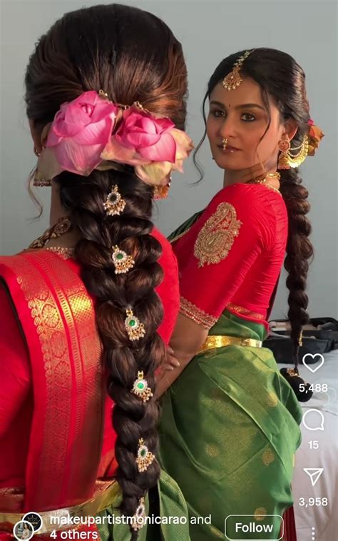 Pin by Sushma on Hair styles | Simple bridal hairstyle, Indian bridal ...