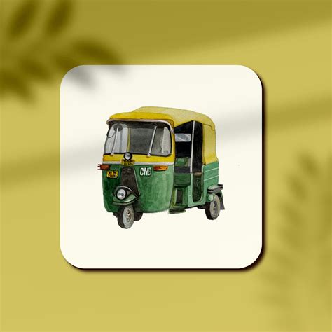 Amdavad Ni Auto MDF Coaster – The Heritage Art