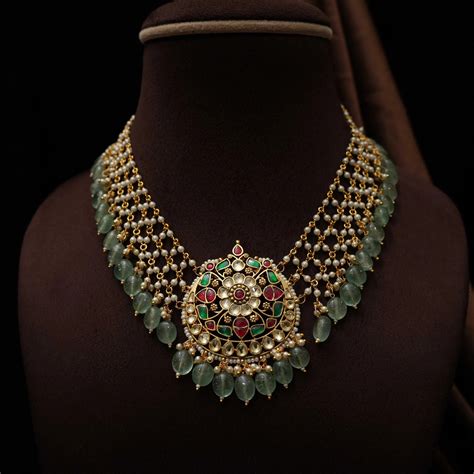 Kundan Choker Necklace & Polki Choker Necklace