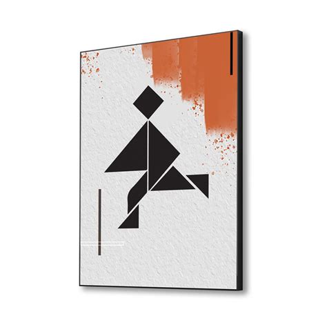 Dynamic Runner Canvas Wall Art Abstract Painting – Nestroots