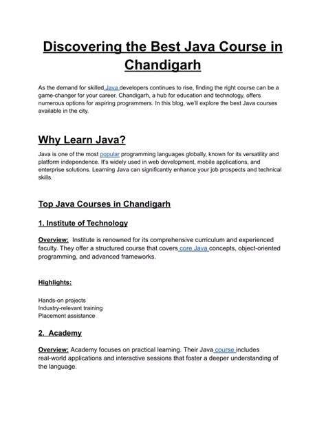 Image result for Best Java Course