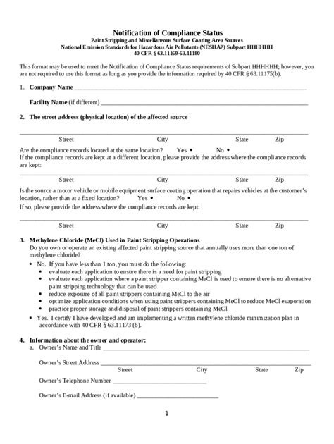 EQP3586-Initial-Notification-of-Compliance-Status-for- ... Doc Template ...
