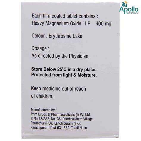 RemMag Tablet | Uses, Side Effects, Price | Apollo Pharmacy