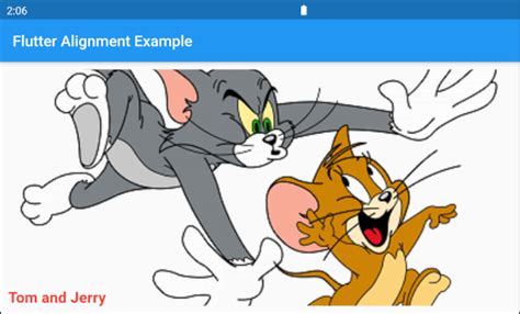 Flutter Container Alignment 的图像结果