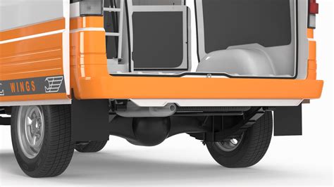 3D Suzuki Super Carry Express Delivery Van Rigged | 3D Molier International