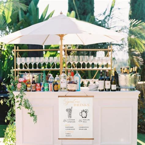 Signature Wedding Drink Custom Sign Personalized Bar Menu Signature ...