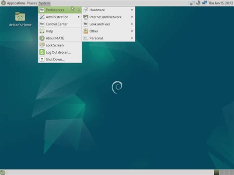 Image result for Debian Linux Desktop