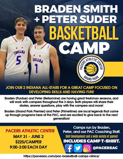 Pacers Athletic Center on Twitter: "⚠️BRADEN SMITH + PETER SUDER ...