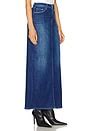 L'AGENCE Miriam Denim Maxi Skirt in Apollo | REVOLVE