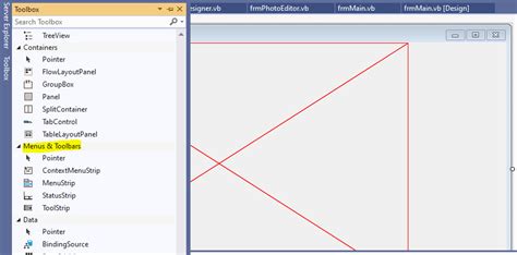 Image result for VB.NET ToolStripContainer Example
