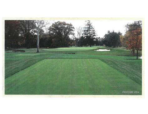 Findlay Country Club Grounds Department: Master Plan - 6th hole