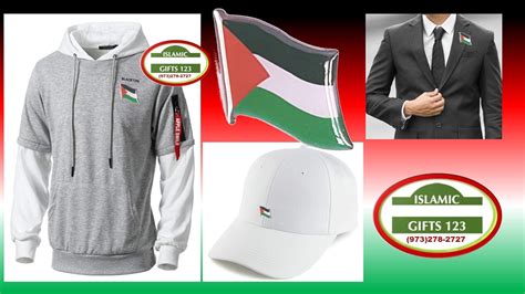 Islamic Gifts 123 (973) 278-2727 Palestine Flag Button Pins, Gaza ...