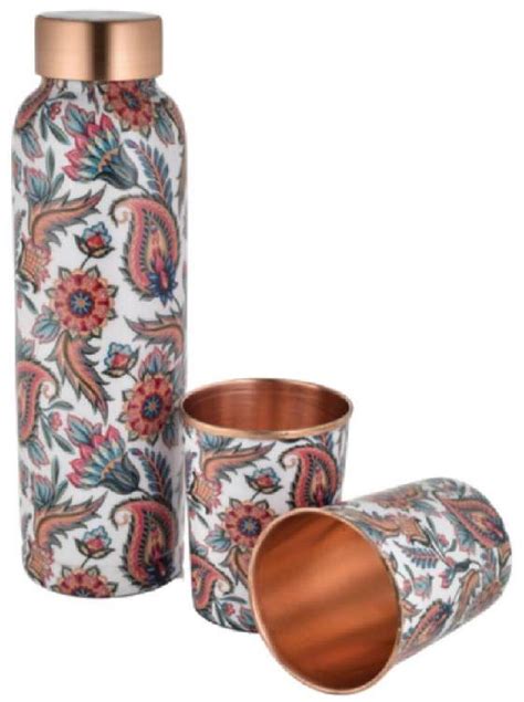 Copper Bottle & Glass Set Manufacturer Exporter from Thane India