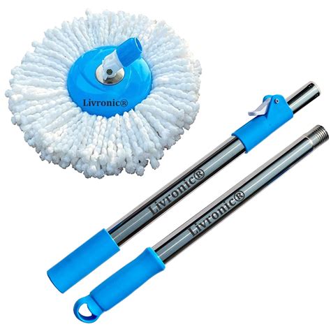 Livronic® India's Strongest Mop Stick | Spin Mop Handle Stick with ...