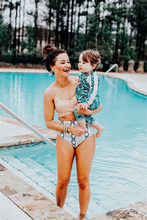 Top 9+ Best Swimsuits For Moms On Amazon - Healthy By Heather Brown