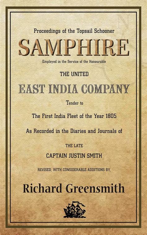 Samphire (Diaries & Journals of the Late Captain Justin Smith Book 1 ...