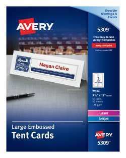 58 Customize Tent Card Template Avery 5309 Maker by Tent Card Template ...