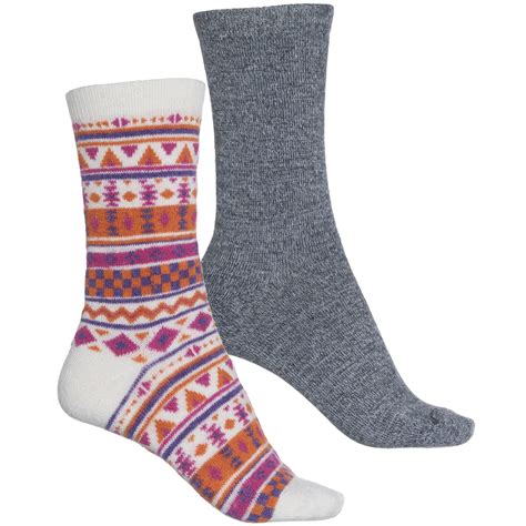 BORN OUTDOORS Printed Wool-Blend Socks (For Women) - Save 36%