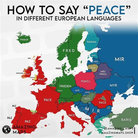 How To Say "Peace" In Different European Languages