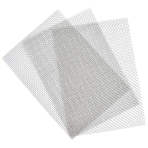 TIMESETL 3 Pcs Stainless Steel Woven Wire 5 Mesh - 12" x 8"(30x21cm ...