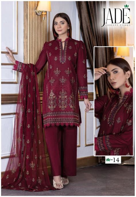 Jade Jahan Ara vol-2 Heavy Cotton Dress Luxury Collection: Textilecatalog