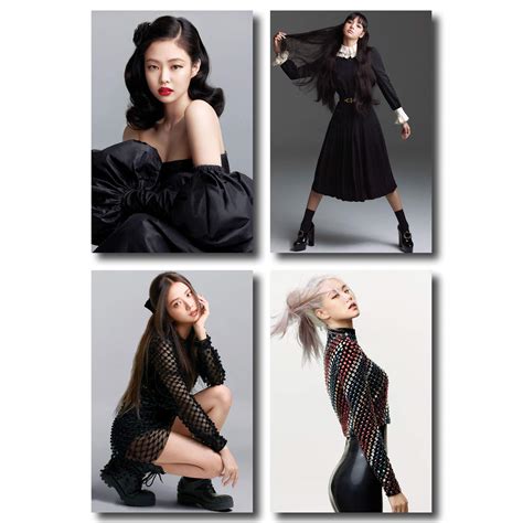 IMPOSTER Blackpink Set of 4 Posters - Kpop Music Band Posters Jennie ...