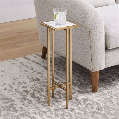 DDECORWARE Modern Square Shaped Drink Table and end Table with Small ...