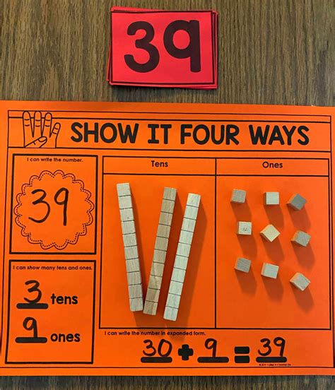 Place value game show it four ways – Artofit