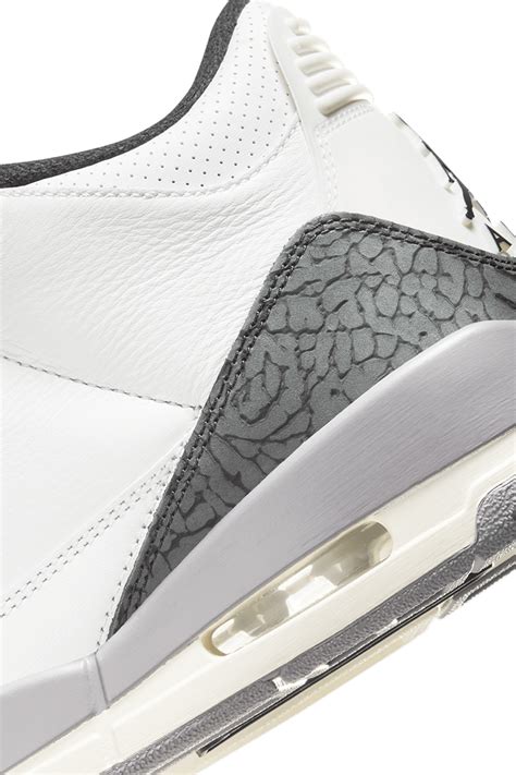 Air Jordan 3 Retro 'Cement Grey' (CT8532-106) release date. Nike SNKRS