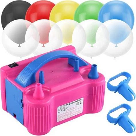 Electric Ballon Pump - Electric Air Balloon Pump Machine Dual-Nozzle ...