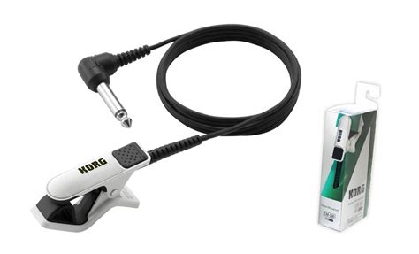 Korg CM-200 Contact Pick-up Microphone with 5' Cable, 1.2" Clip Width ...