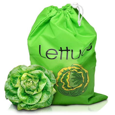 Lettuce Keeper for Refrigerator - Keep It Fresh Produce Bags Lettuce ...