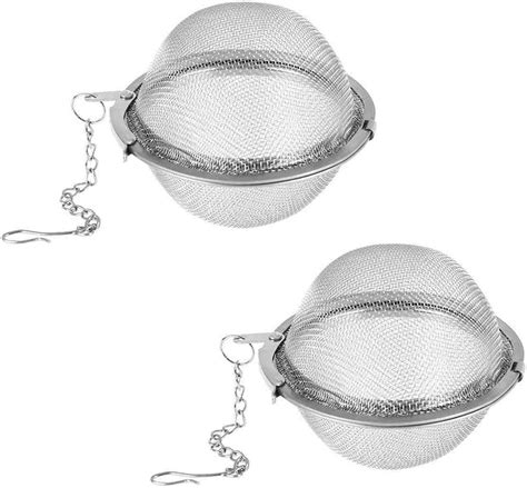 DHRUSIMI® Stainless Steel Tea Ball Strainer Mesh Infuser Filter ...