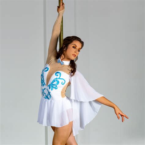 Blue Lotus- Pole Costume, pole wear, pole dance clothes
