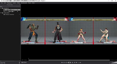 Keyframes Panel 的图像结果