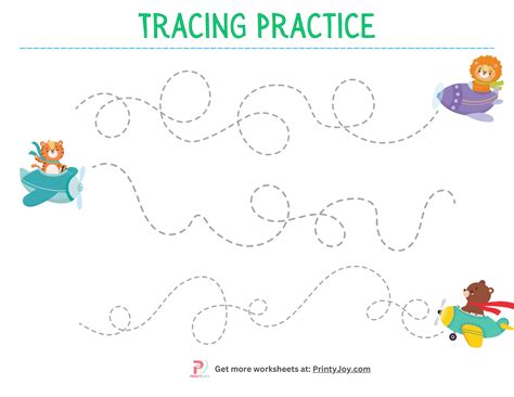 Free Printable Tracing Practice Sheets