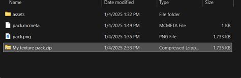 Steps for Making a Texture Pack Java 的图像结果