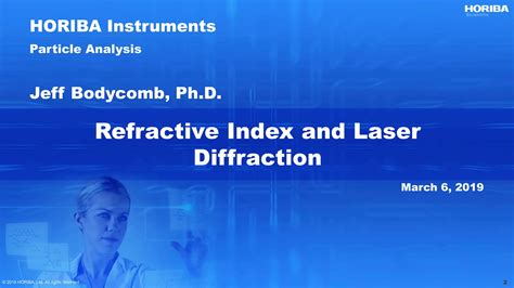 Particle Classroom Series III: Refractive Index and Laser Diffraction | PPT