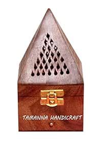 Tamanna Handicrafts Handmade Wooden Incense Sticks Holder Wooden ...