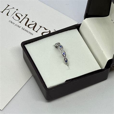 Evil Eye adjustable band ring – KISHARA