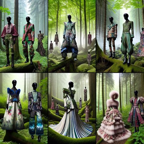 High Fashion in a Forest: Avant-garde | Fanart